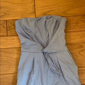 Vineyard Vines Seersucker Strapless Jumper